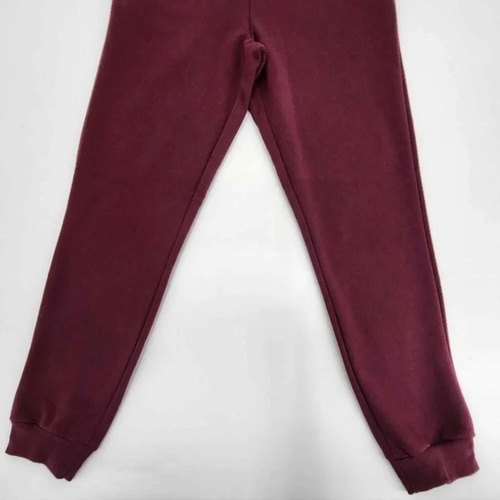 The Children's Place Uniform Fleece Jogger Pants Girl's Size 16 Burgundy Red